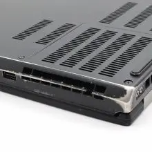Damaged laptop ventilation grille